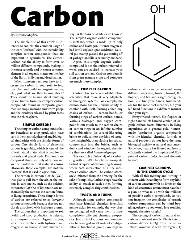 Carbon Article Cover